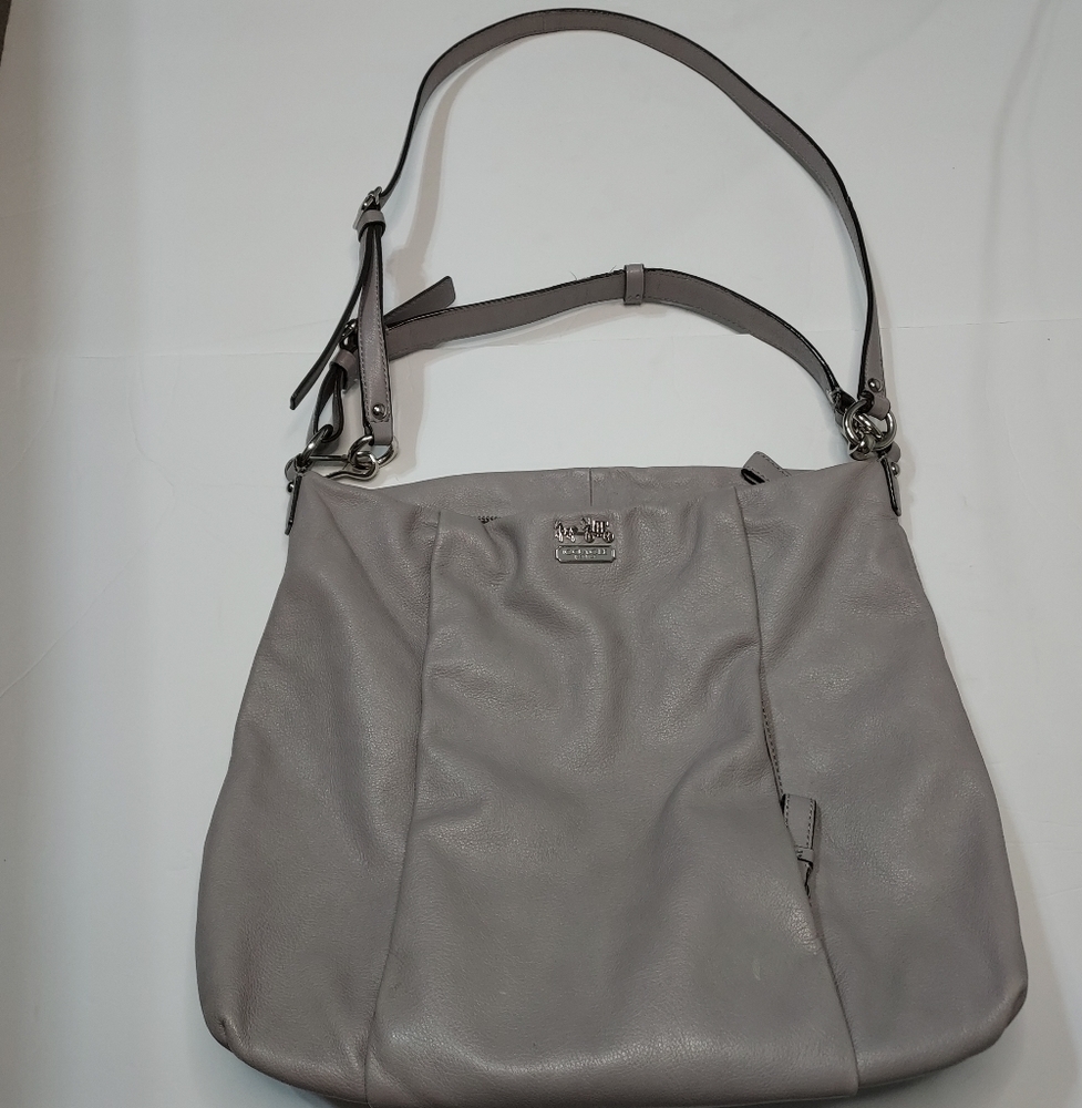 COACH leather satchel bag